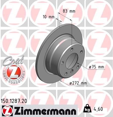 Zimmermann discos de freno pastillas de freno trasera bmw z3 roadster z3 Coupe 3875612